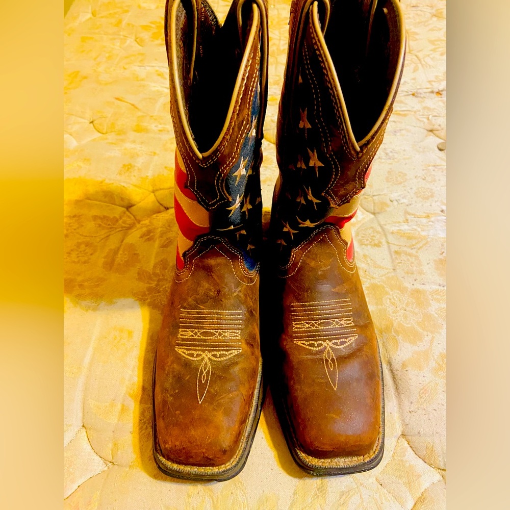 Lady Durango Rebel Flag Work Boots